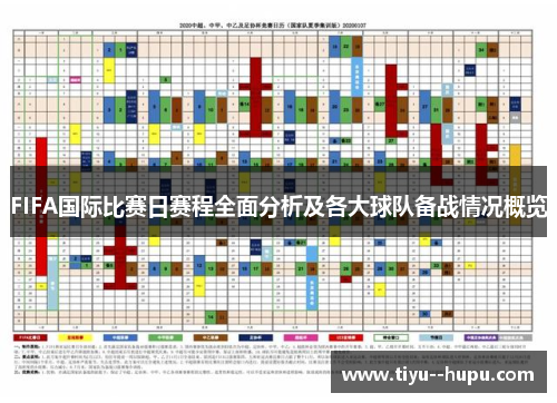 FIFA国际比赛日赛程全面分析及各大球队备战情况概览