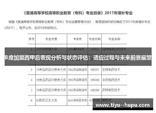 B席加盟西甲后表现分析与状态评估：适应过程与未来前景展望